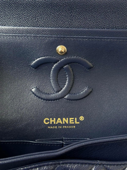 CHANEL Midnight Blue Medium Classicflap