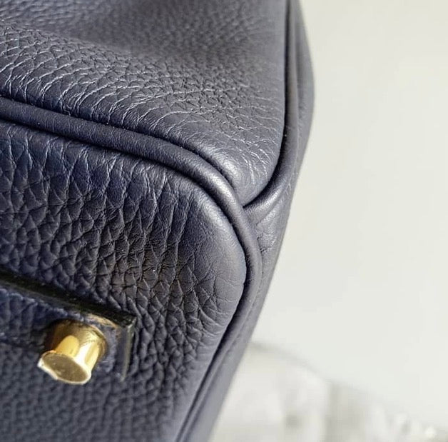 HERMES Blue Nuit 35cm Birkin
