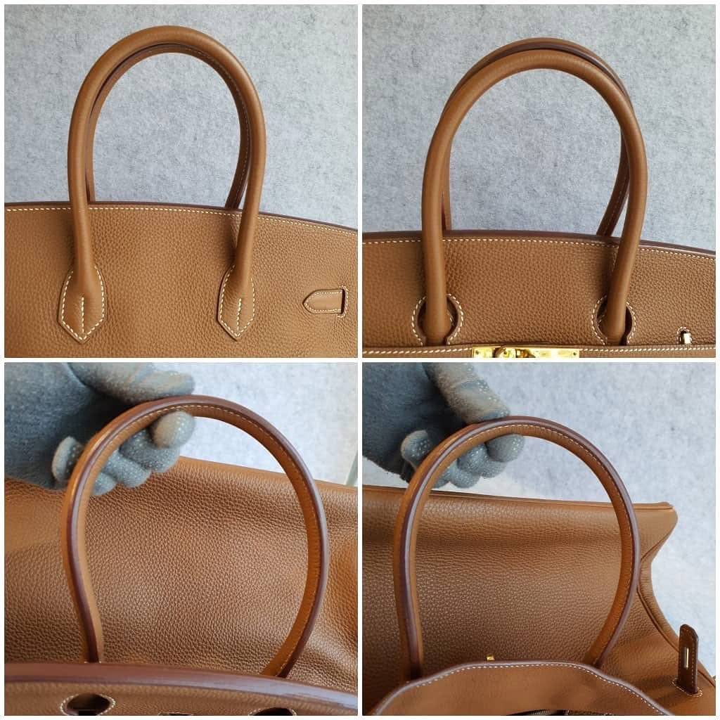 HERMES Brown Birkin 35