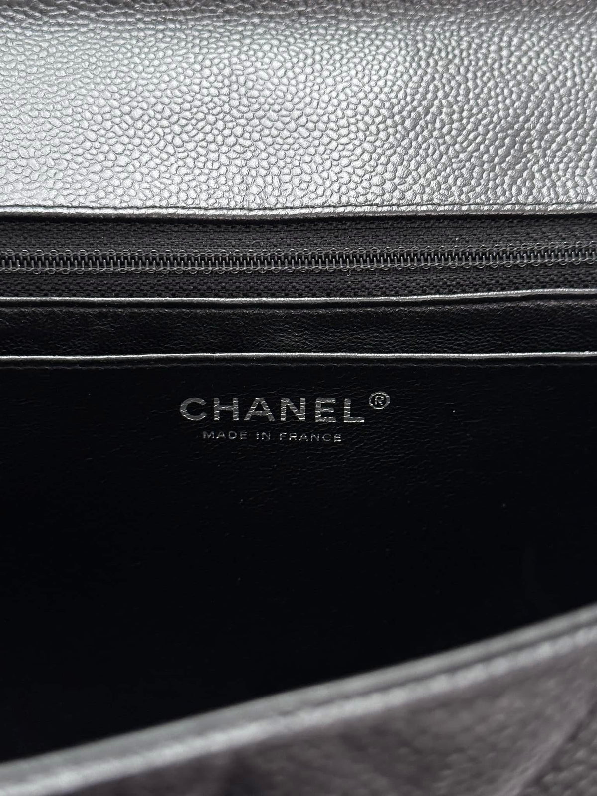 CHANEL Black Maxi Single Flap