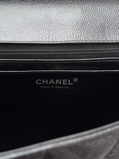 CHANEL Black Maxi Single Flap