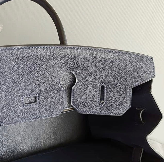 HERMES Blue Nuit 35cm Birkin