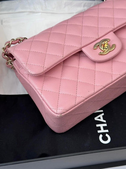 CHANEL Pink Small Classic Flap