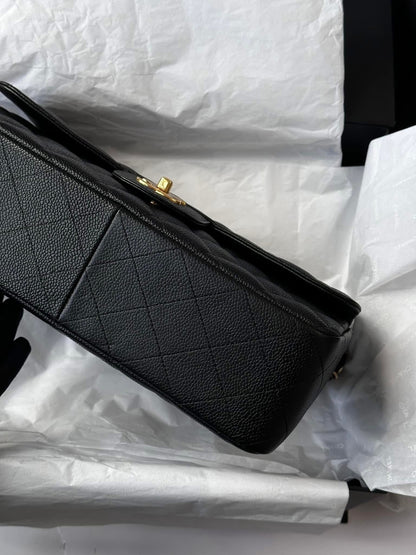 CHANEL Black Jumbo Classic Single Flap