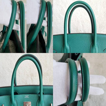 HERMES Malachite Green Birkin 30