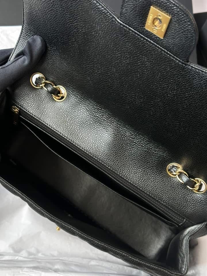 CHANEL Black Jumbo Classic Single Flap
