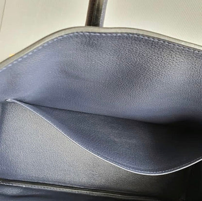 HERMES Blue Nuit 35cm Birkin