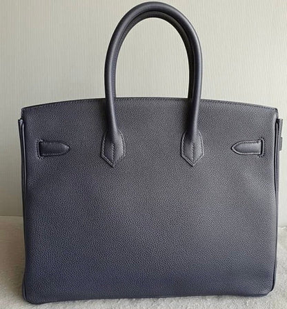HERMES Blue Nuit 35cm Birkin