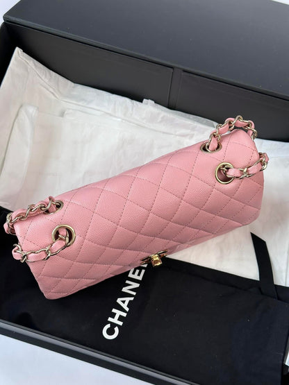 CHANEL Pink Small Classic Flap