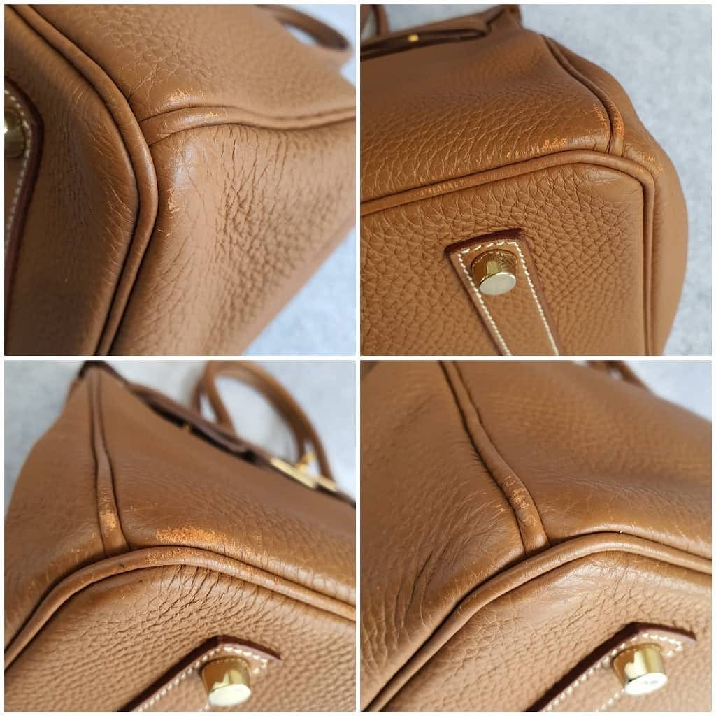 HERMES Brown Birkin 35
