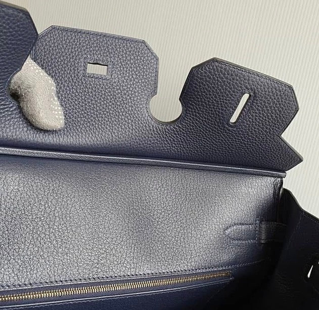HERMES Blue Nuit 35cm Birkin
