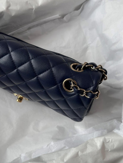CHANEL Blue Classic Medium