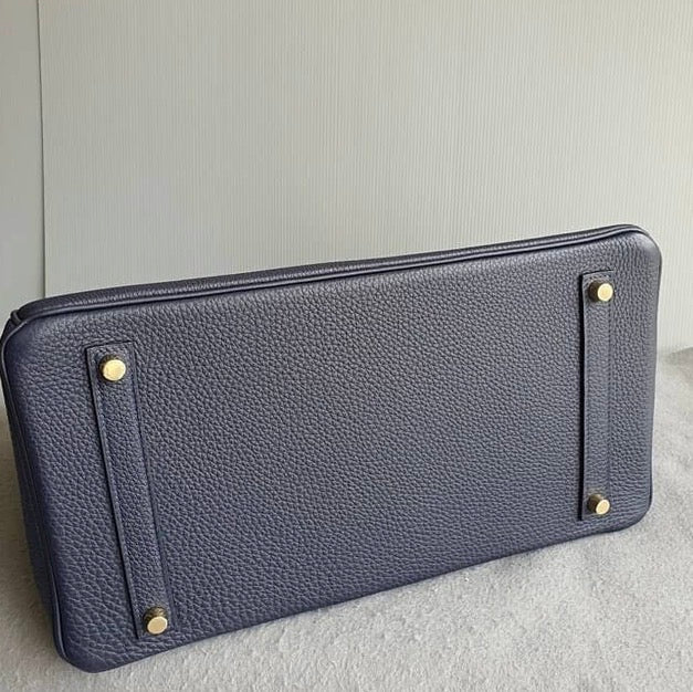 HERMES Blue Nuit 35cm Birkin
