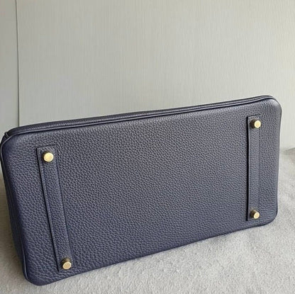 HERMES Blue Nuit 35cm Birkin