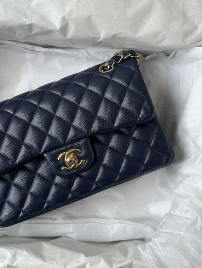 CHANEL Midnight Blue Medium Classicflap