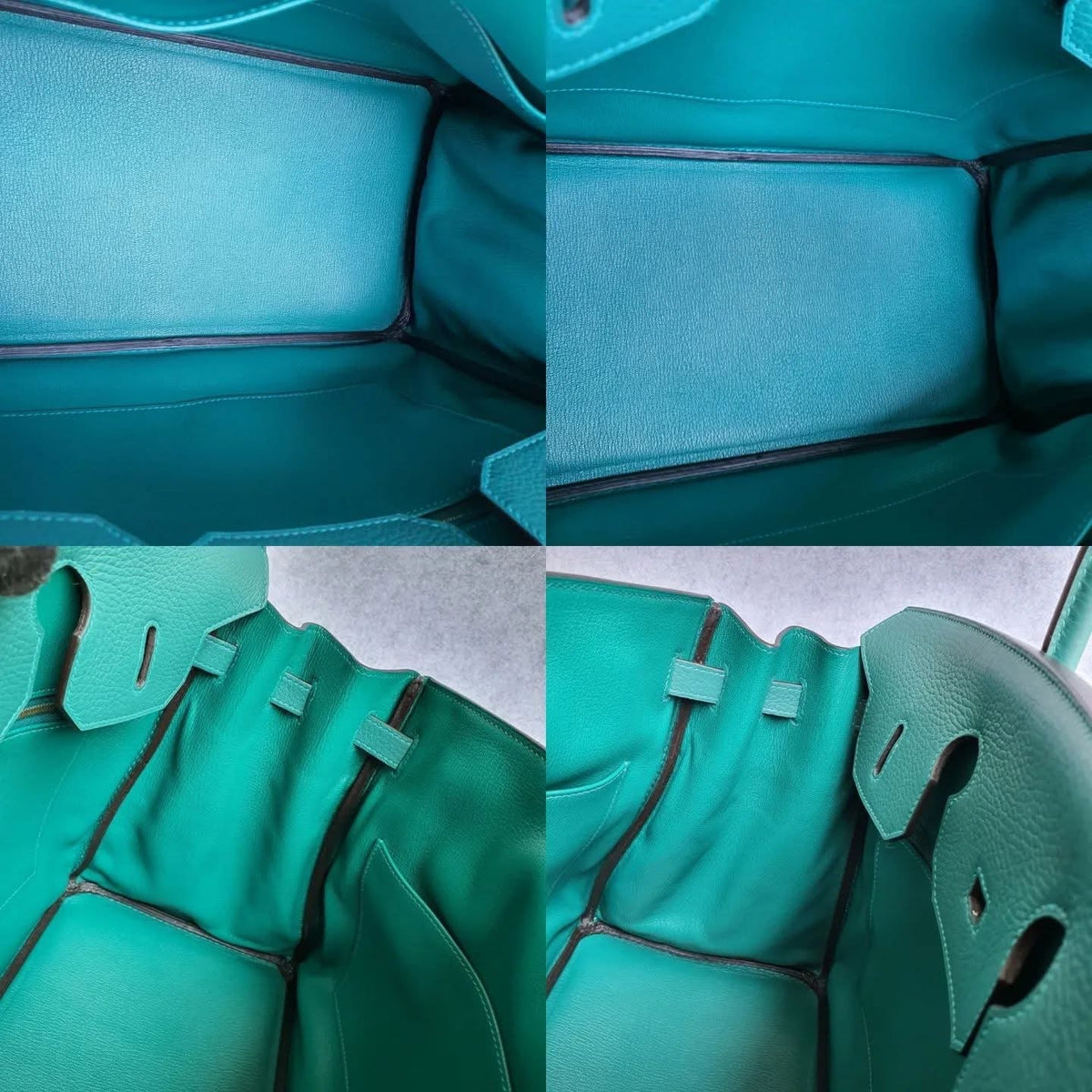 HERMES Malachite Green Birkin 35