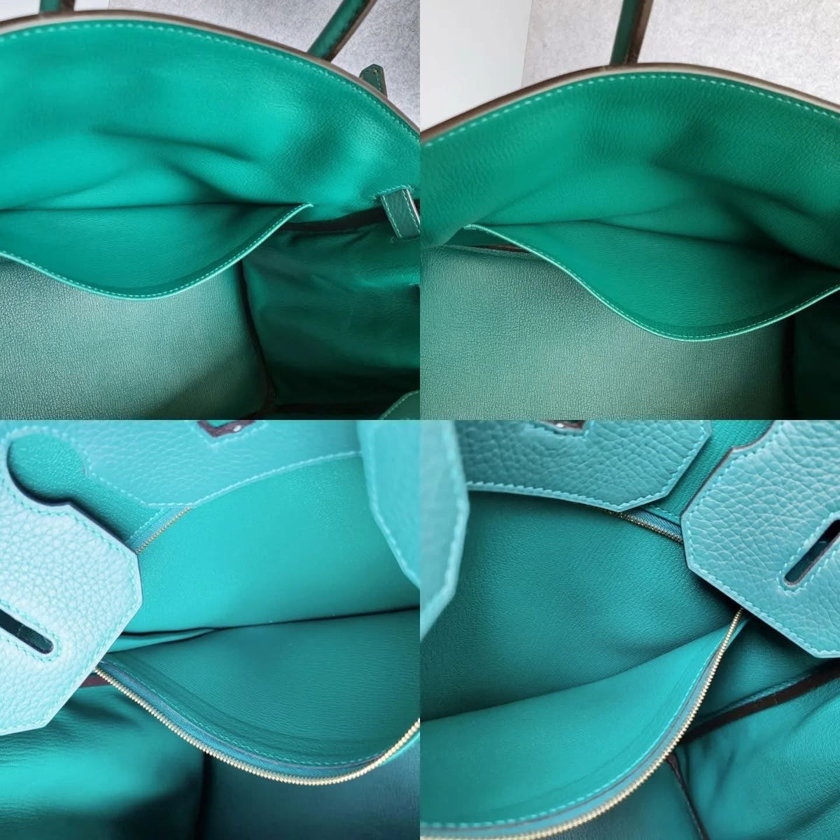 HERMES Malachite Green Birkin 35