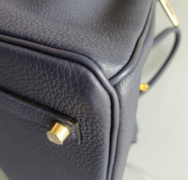 HERMES Blue Nuit 35cm Birkin