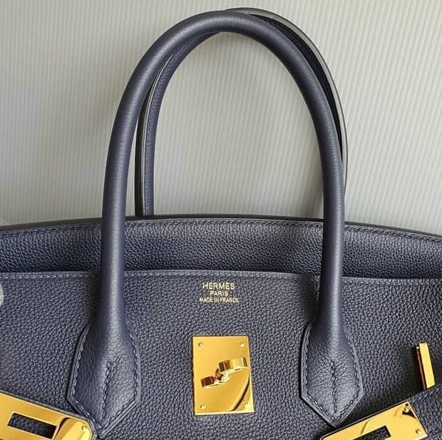 HERMES Blue Nuit 35cm Birkin