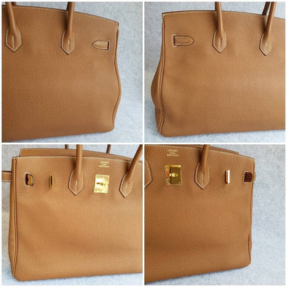HERMES Brown Birkin 35