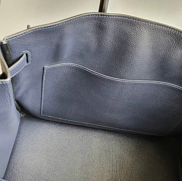 HERMES Blue Nuit 35cm Birkin