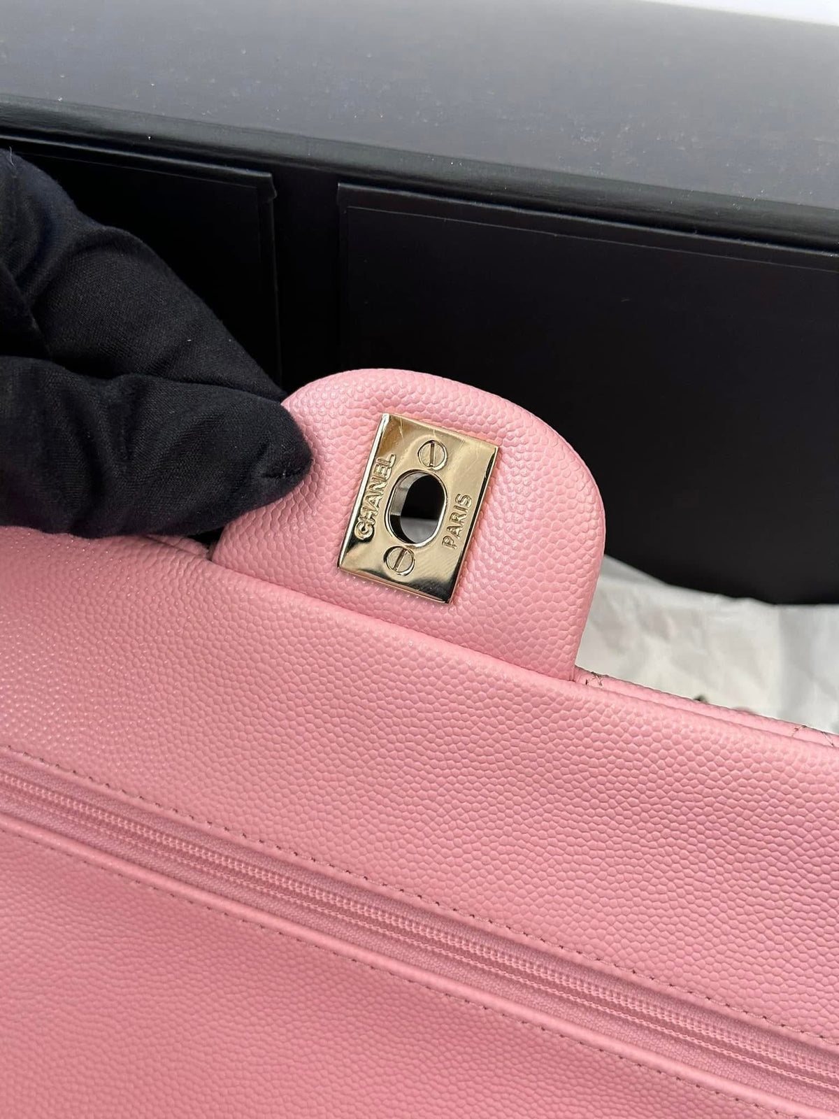 CHANEL Pink Small Classic Flap