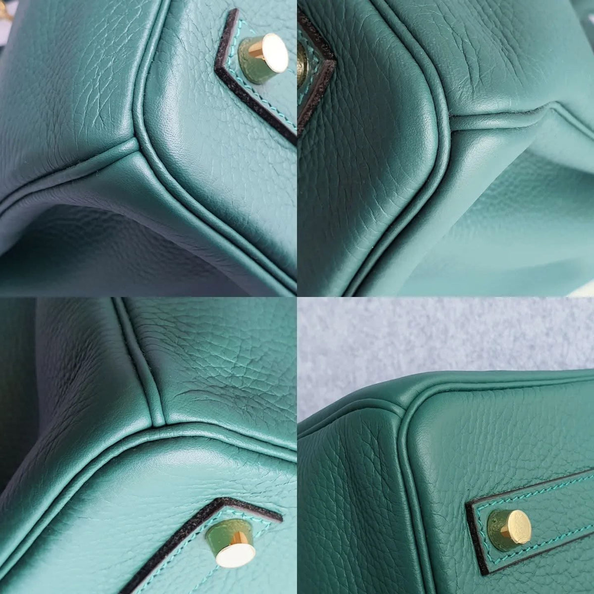 HERMES Malachite Green Birkin 35