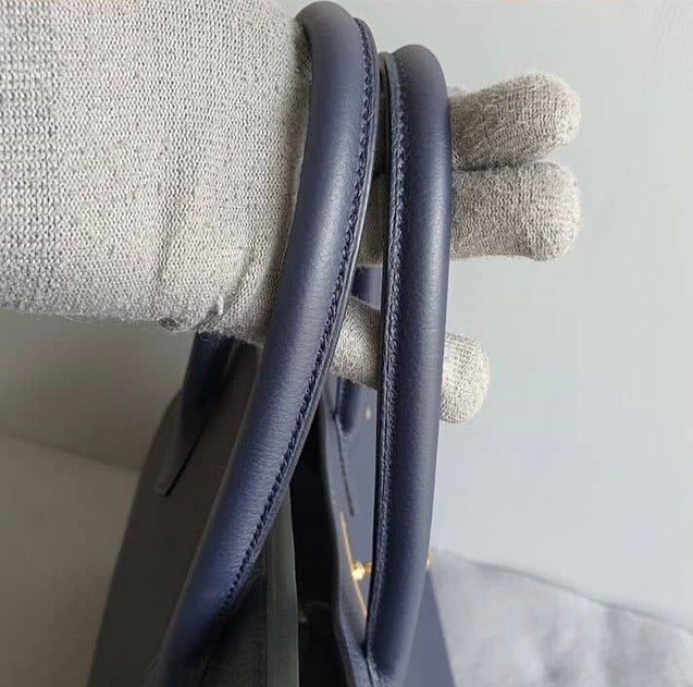 HERMES Blue Nuit 35cm Birkin