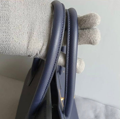HERMES Blue Nuit 35cm Birkin