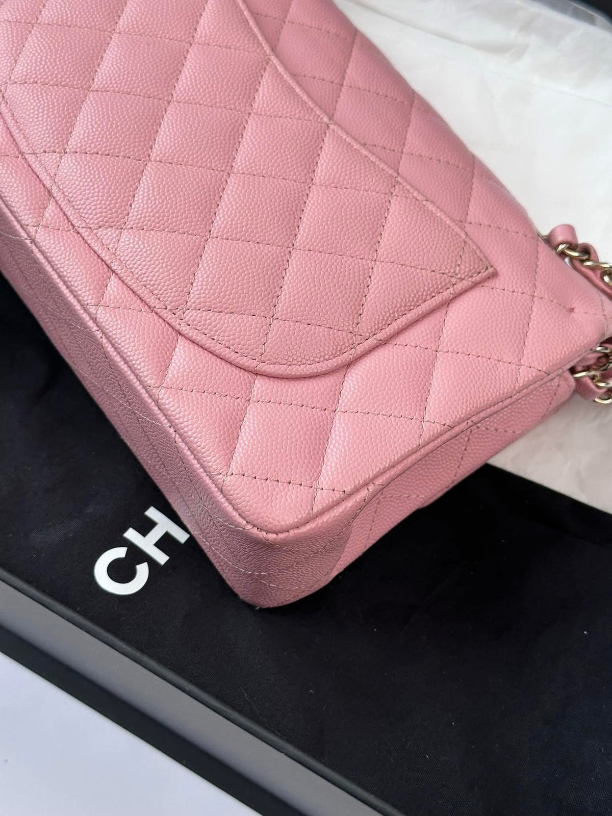 CHANEL Pink Small Classic Flap