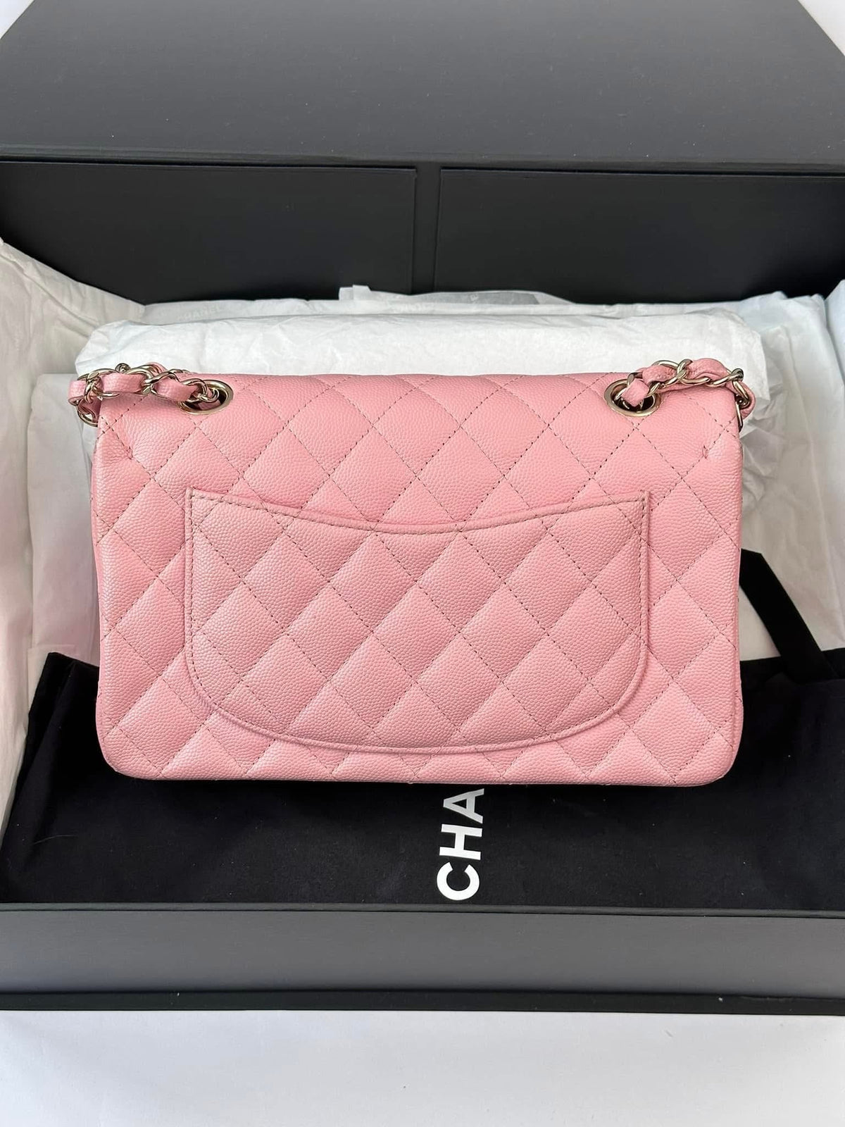 CHANEL Pink Small Classic Flap