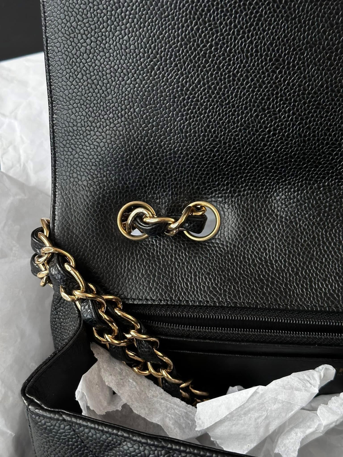 CHANEL Black Jumbo Classic Single Flap