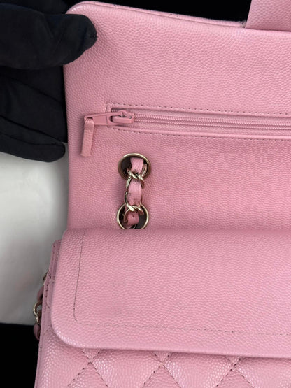CHANEL Pink Small Classic Flap