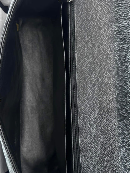 CHANEL Black Maxi Single Flap