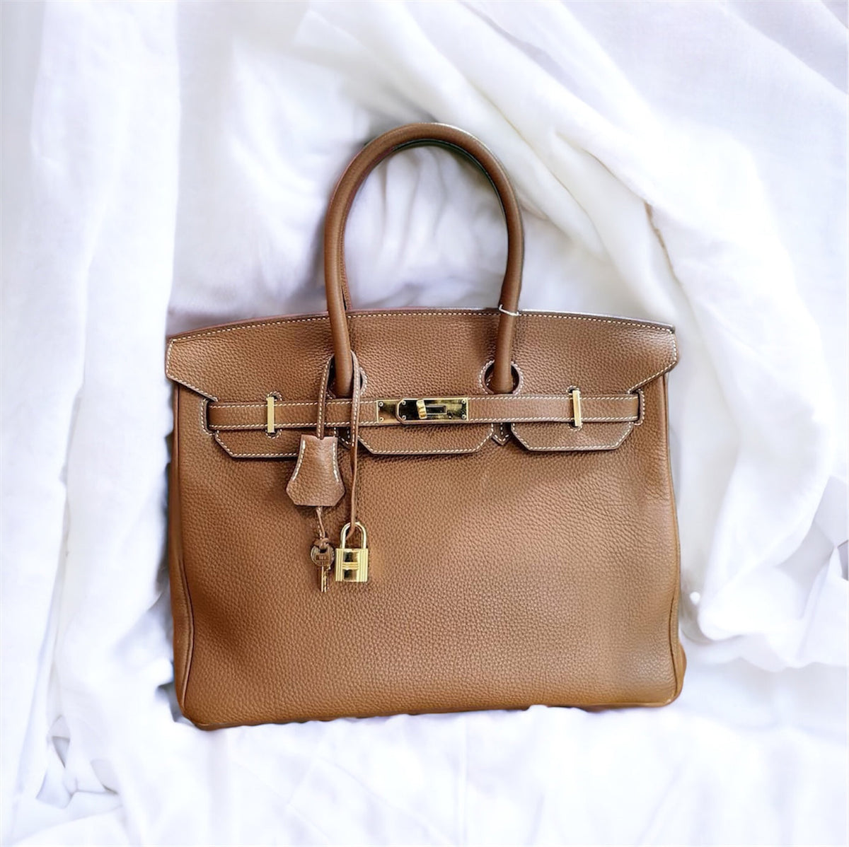 HERMES Brown Birkin 35