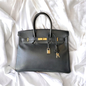 HERMES Black Birkin 35