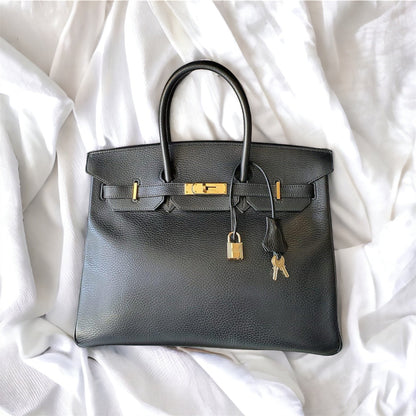 HERMES Black Birkin 35